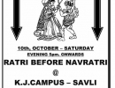 MINI SPARK 2015, INTER BRANCH GARBA COMPETITION & RATRI BEFORE NAVRATI