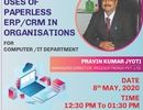 EXPERT LECTURE ON USES OF PAPERLESS ERP/CRM IN ORGANIZATIONS