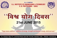 World Yoga Day Celebration on 21st June 2015